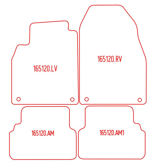 Automatten Cadillac BLS sedan / BLS stationwagon (2005-2009)