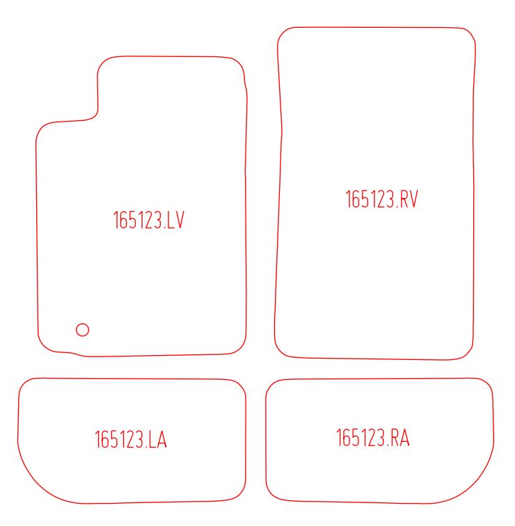 Automatten Cadillac CTS coupe / CTS sedan (2010-2014)