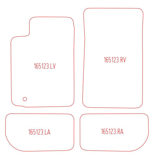 Automatten Cadillac CTS coupe / CTS sedan (2010-2014)