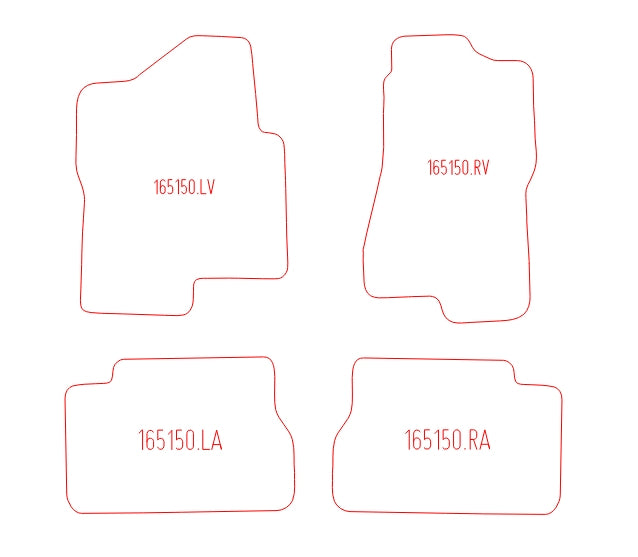 Automatten Cadillac Escalade (2002-2006)