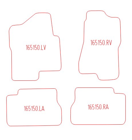 Automatten Cadillac Escalade (2002-2006)