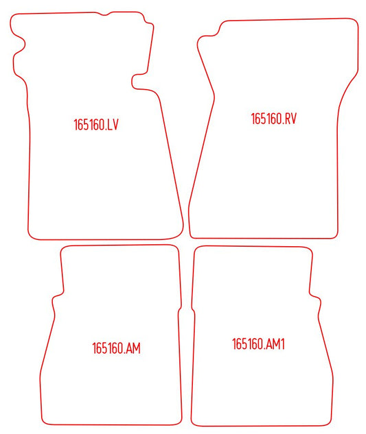 Automatten Cadillac Deville (1965-1970)