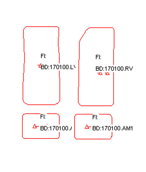 Automatten Chevrolet Blazer (1998-2001)