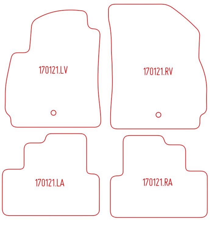 Automatten Chevrolet Orlando (2010-2018)