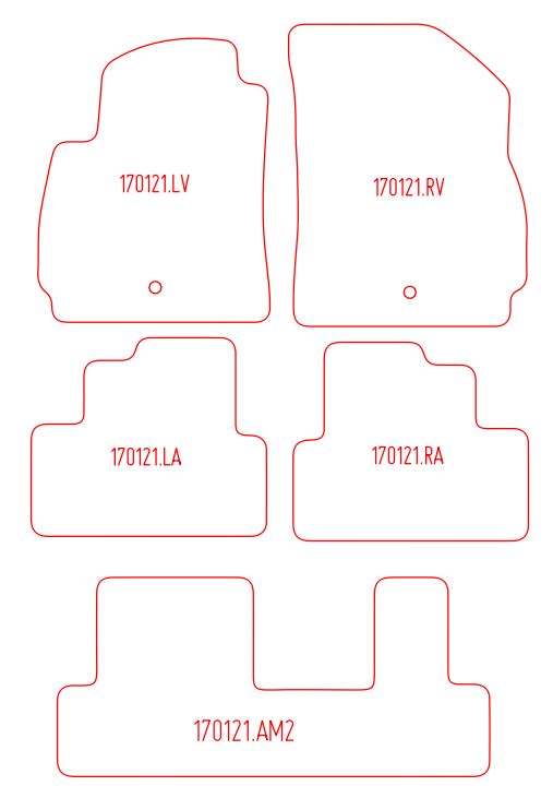 Automatten Chevrolet Orlando (2010-2018)