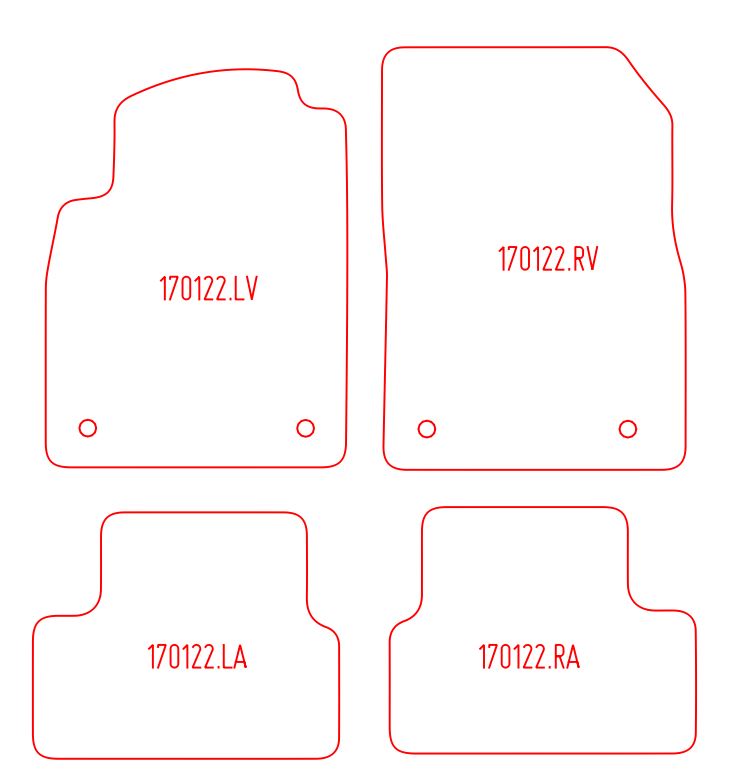 Automatten Chevrolet Cruze hatchback / Cruze sedan / Cruze  stationwagon (2012-Heden)