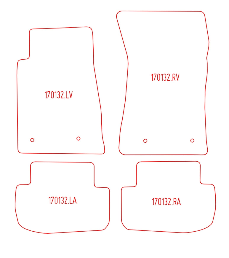 Automatten Chevrolet Camaro cabriolet / Camaro coupe (2011-2015)
