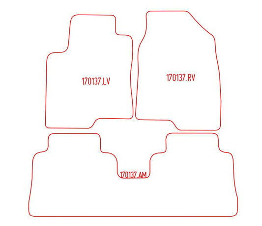 Automatten Chevrolet Captiva (2006-2019)