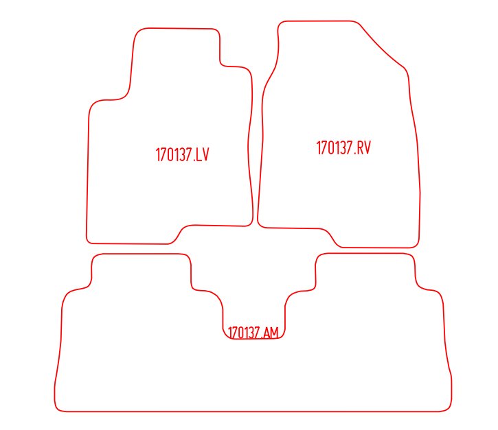 Automatten Chevrolet Captiva (2006-2019)