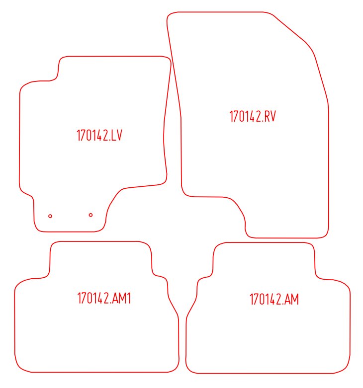 Automatten Chevrolet Epica (2006-2010)