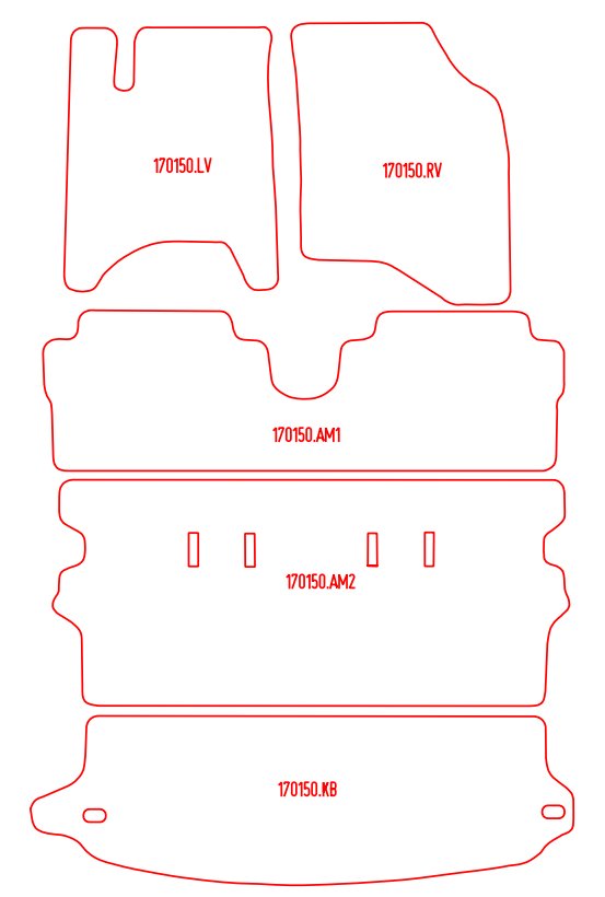 Automatten Chevrolet Trans Sport (1997-2006)