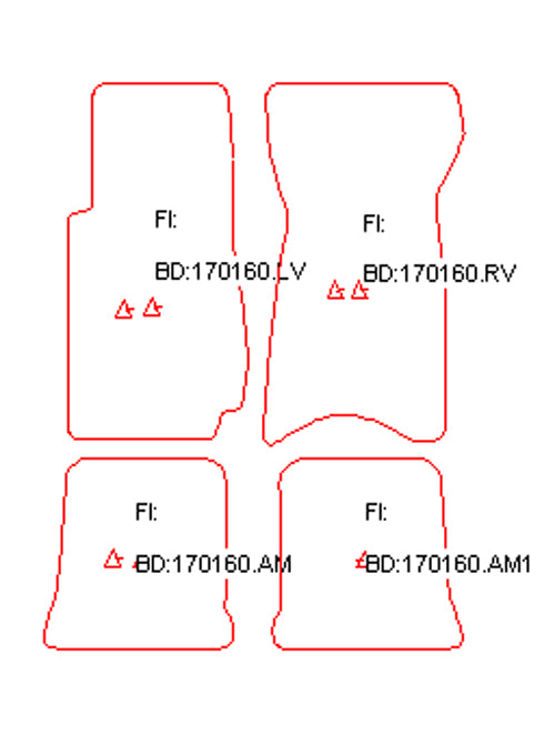 Automatten Chevrolet Malibu (1973-1979)