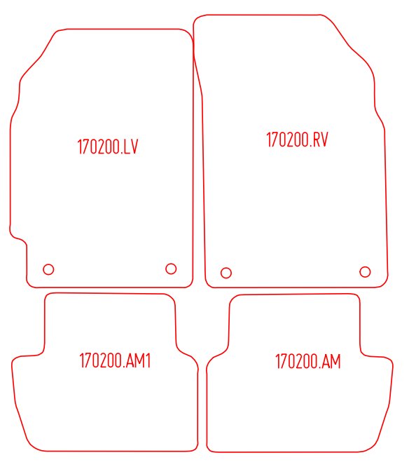 Automatten Chevrolet Spark (2010-Heden)