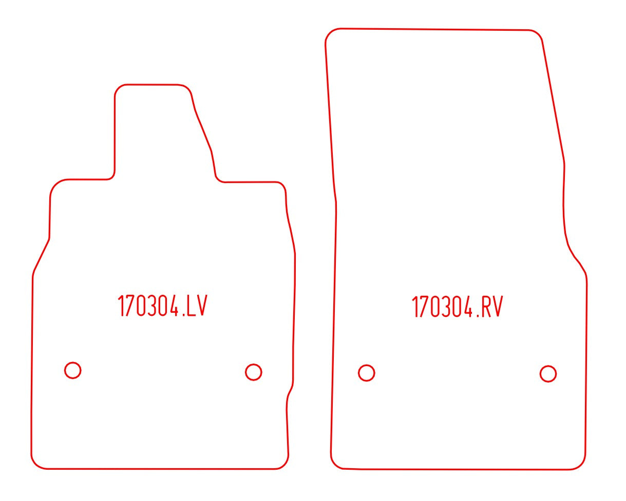 Automatten Chevrolet Corvette (C8) (2020-Heden)
