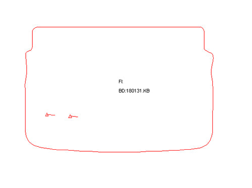 Kofferbakmat Chrysler PT Cruiser (2006-2006)