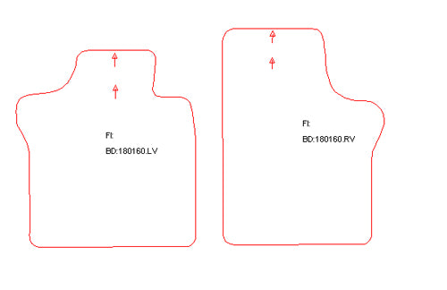 Automatten Chrysler Grand Voyager / Voyager (1991-1995)