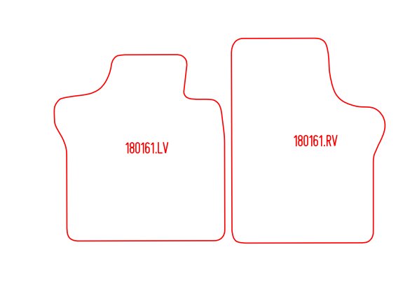 Automatten Chrysler Grand Voyager / Voyager (1991-1995)