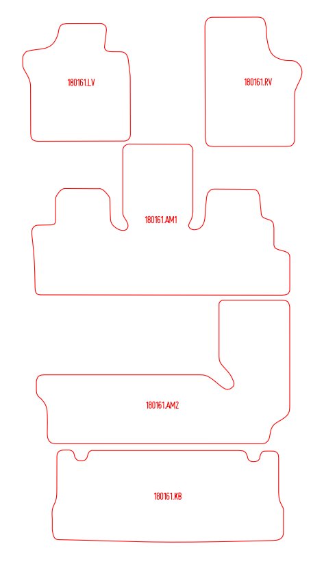 Automatten Chrysler Grand Voyager / Voyager (1991-1995)