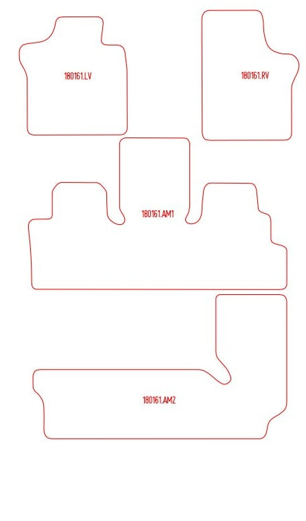 Automatten Chrysler Grand Voyager / Voyager (1991-1995)