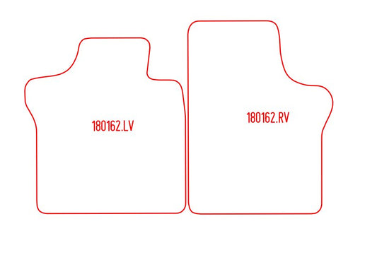 Automatten Chrysler Grand Voyager / Voyager (1991-1995)