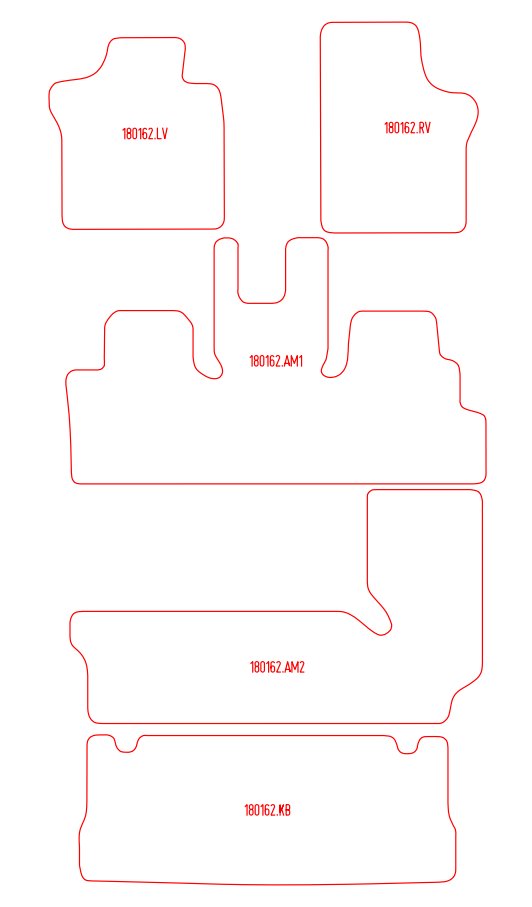 Automatten Chrysler Grand Voyager / Voyager (1991-1995)
