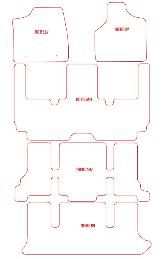 Automatten Chrysler Voyager (1996-2001)