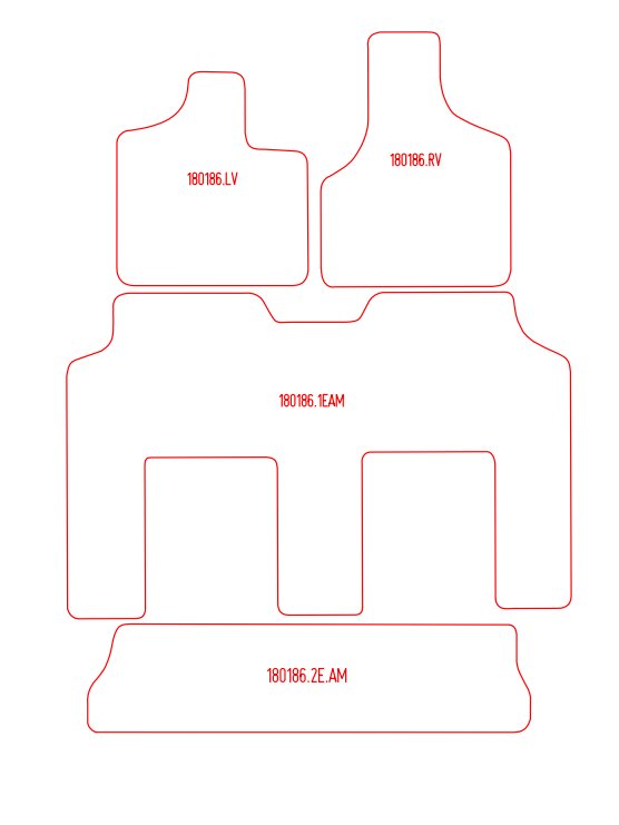 Automatten Chrysler Voyager (2001-2008)