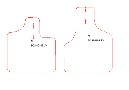 Automatten Chrysler Grand Voyager / Voyager (2004-2004)