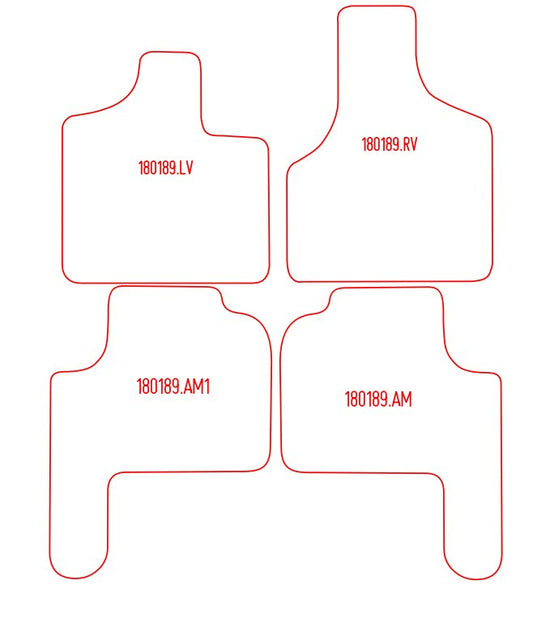 Automatten Chrysler Grand Voyager / Voyager (2004-2004)