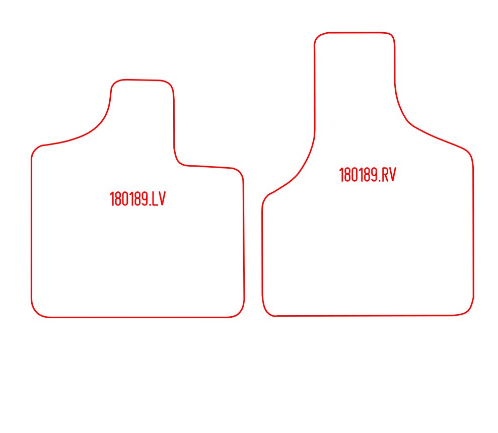 Automatten Chrysler Grand Voyager / Voyager (2004-2004)