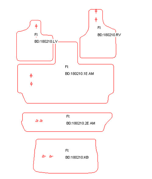 Automatten Chrysler Grand Voyager (2004-2008)