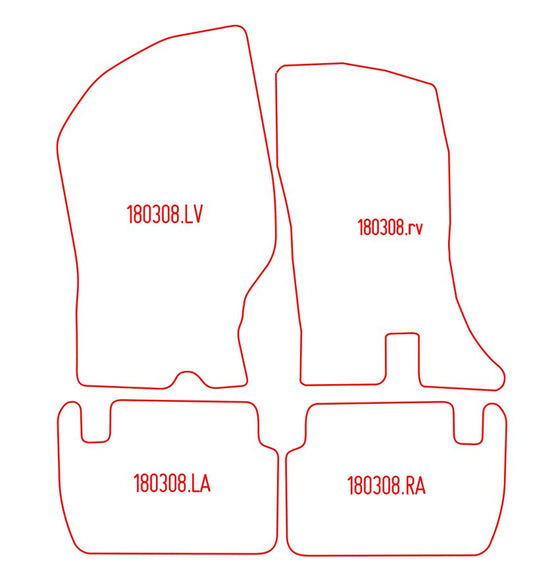 Automatten Chrysler Aspen (2007-2009)