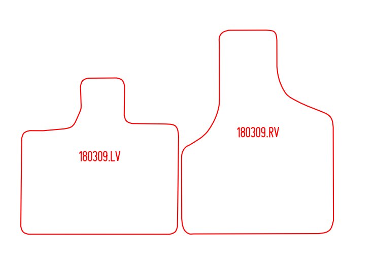 Automatten Chrysler Grand Voyager / Voyager (2004-2004)