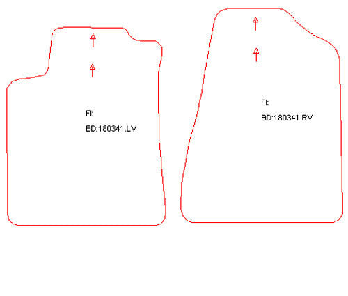 Automatten Chrysler Stratus Convertible (1996-2001)