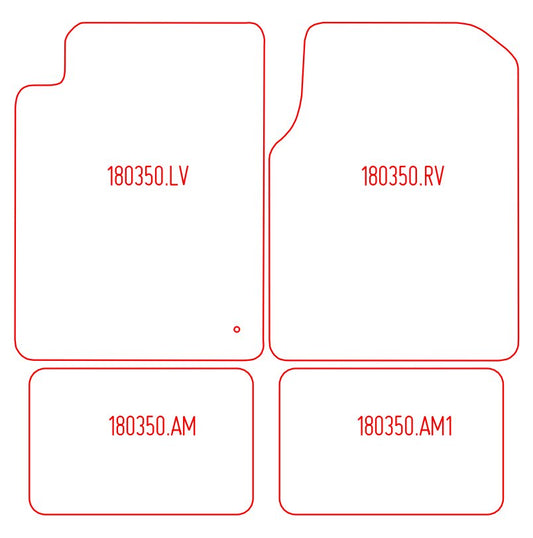 Automatten Chrysler Sebring sedan / Sebring Cabrio cabriolet (2003-2003)