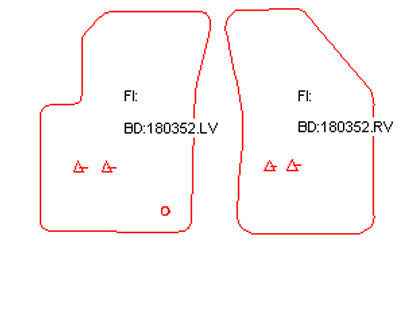Automatten Chrysler Sebring sedan / Sebring Cabrio cabriolet (2007-2010)