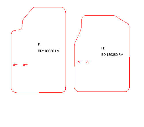 Automatten Chrysler 300M (1998-2004)