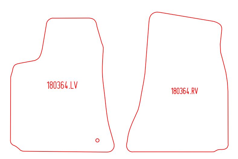Automatten Chrysler 300C sedan / 300C Touring stationwagon (2004-2011)