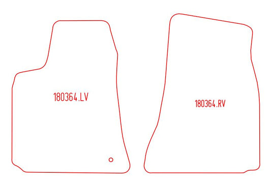 Automatten Chrysler 300C sedan / 300C Touring stationwagon (2004-2011)