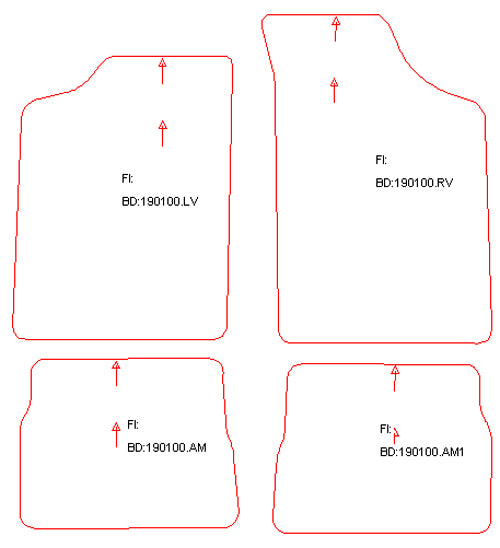 Automatten Citroen AX (1986-1996)