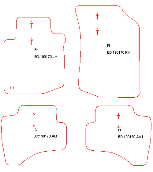 Automatten Citroen C1 (2005-2010)