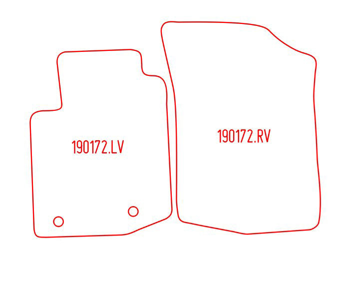 Automatten Citroen C1 (2014-2022)