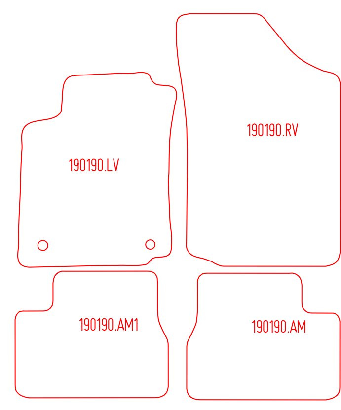 Automatten Citroen C3 (2002-2010)