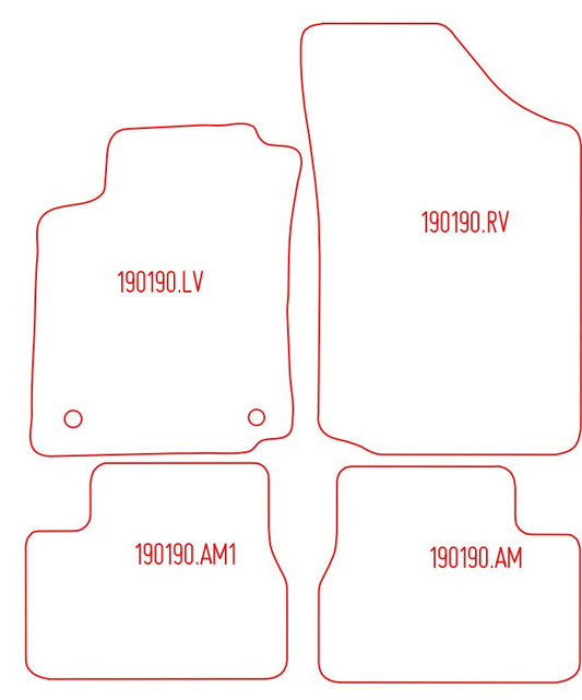 Automatten Citroen C3 (2002-2010)