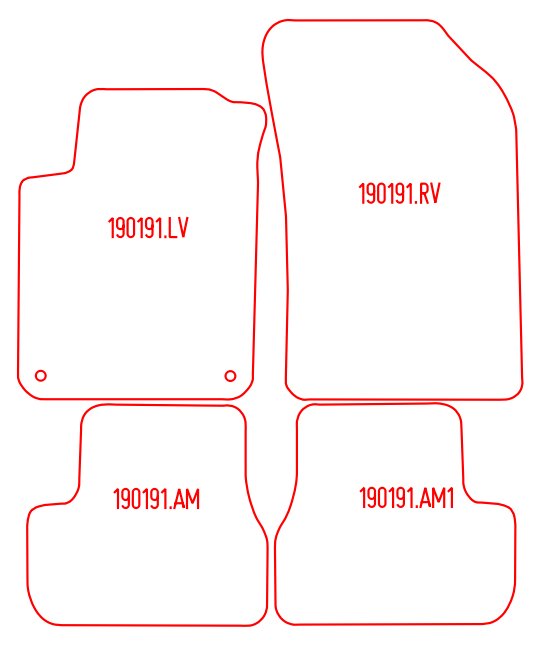 Automatten Citroen C3 (2010-2016)