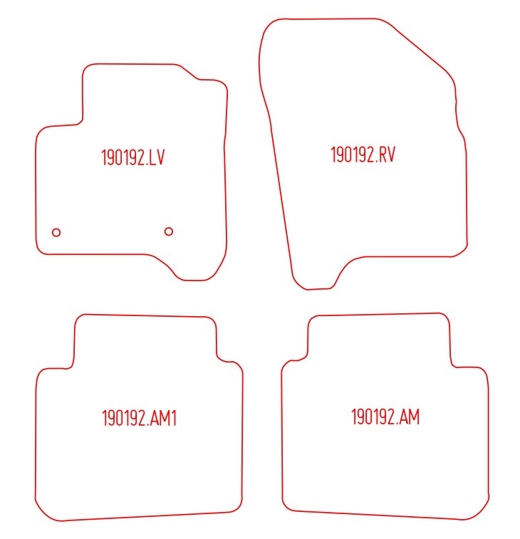 Automatten Citroen C3 Picasso (2009-Heden)