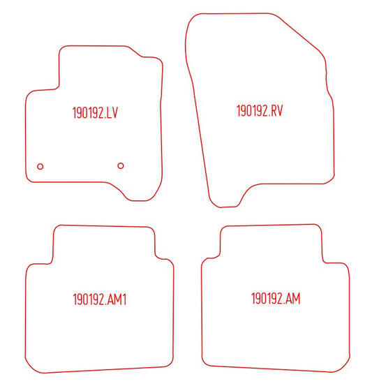 Automatten Citroen C3 Picasso (2009-Heden)