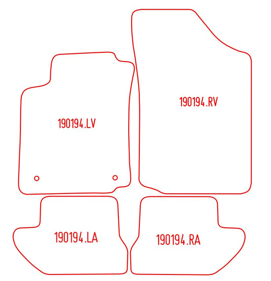 Automatten Citroen C3 Pluriel (2003-2010)
