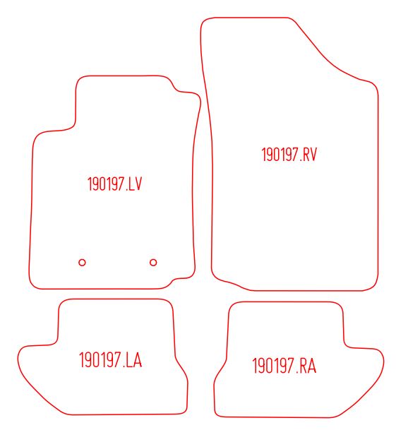 Automatten Citroen C3 Pluriel (2003-2010)