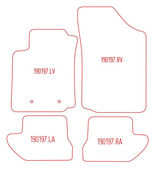 Automatten Citroen C3 Pluriel (2003-2010)